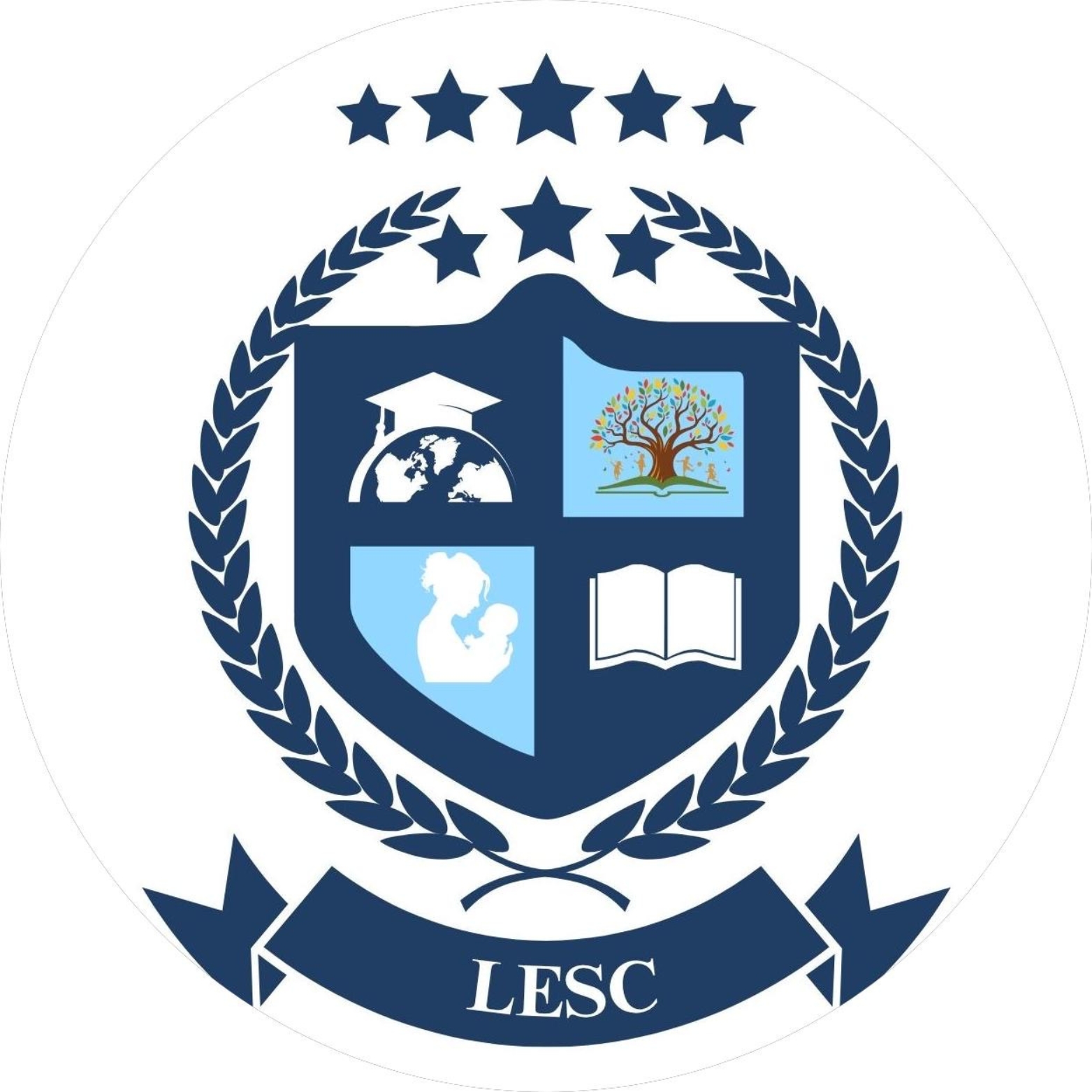 LESC Lawkamikhin Library Education Logo - Myanmar Education Center Thailand